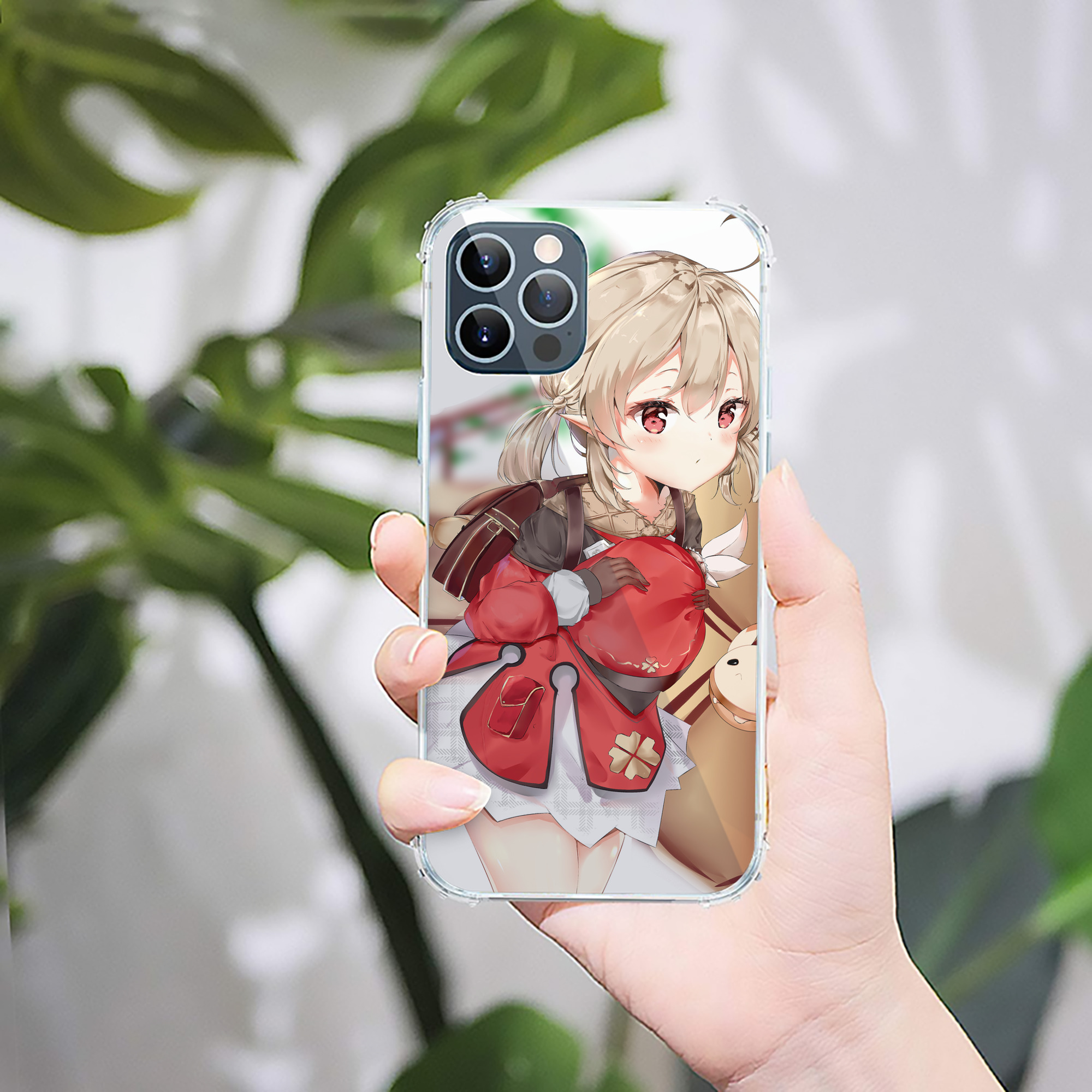 げんし神 genshin 【iPhone 12シリーズ対応】透明スマホケース（クリアソフトケース）